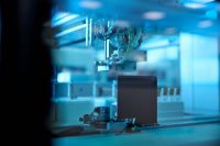 Technology Innovation Samples processing in lab. Transport to analyzer.  