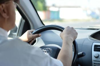 Fatigue driving Hand on steering wheel