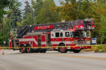 Highway fire