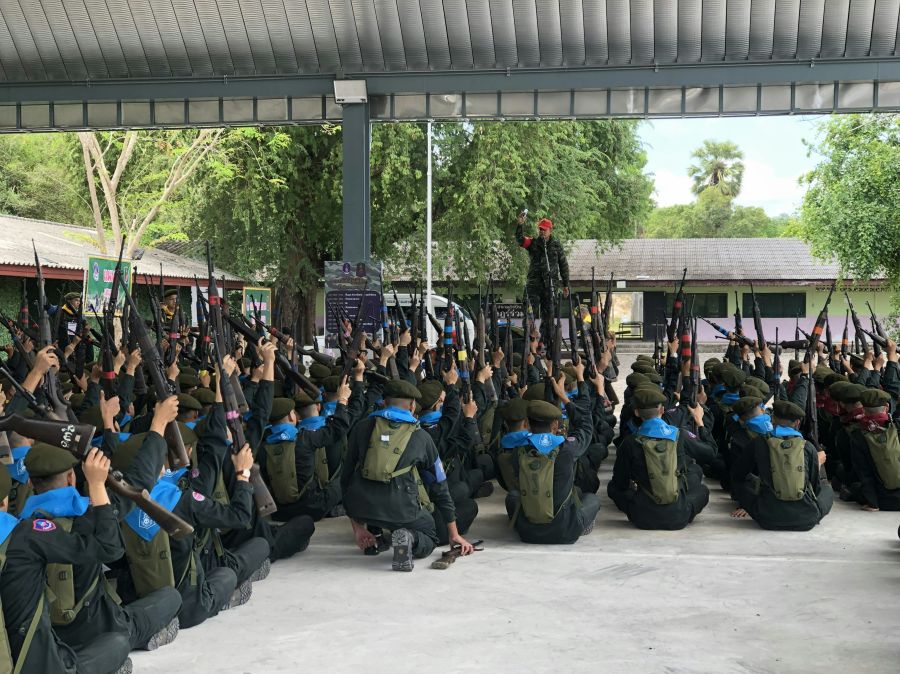 Security drill Military Training Camp 7 March 2026 