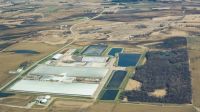 Methanizers Odor Aerial view of Rosendale Dairy, a CAFO (concentrated animal feeding operation) in Rosendale, Wisconsin. rosendale,wi,usa