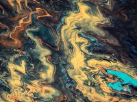 Oil spill  art,painting,colorful