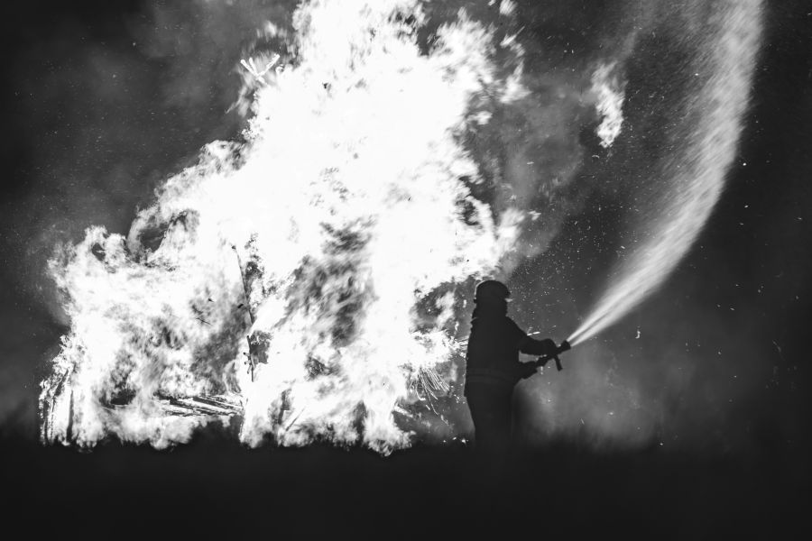 Horse fire  