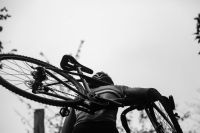 Cyclocross Climbing up the hill cyclocross race, Tacoma Washington  bike,climb,race