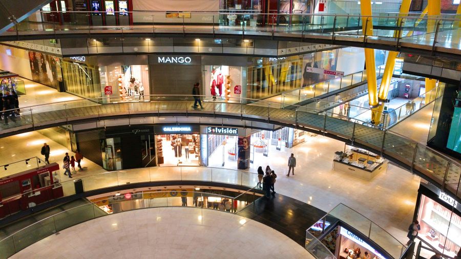 shopping mall Las Arenas Einkaufszentrum in Barcelona 