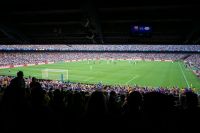 football match Barcelona FC’s supporter barcelona,camp nou stadium,spain