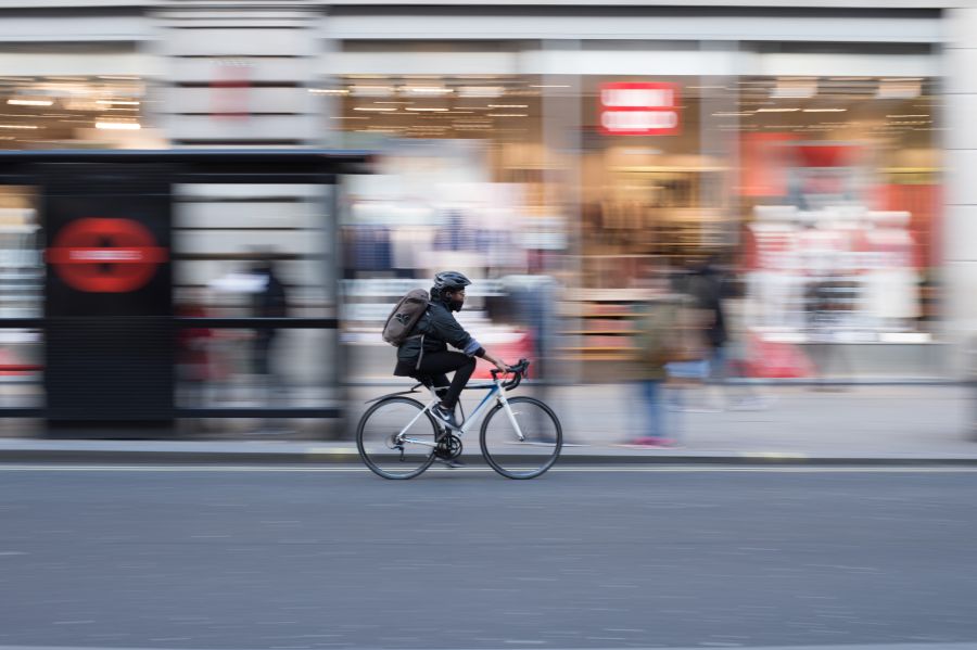 Commute Frozen london,bike,united kingdom