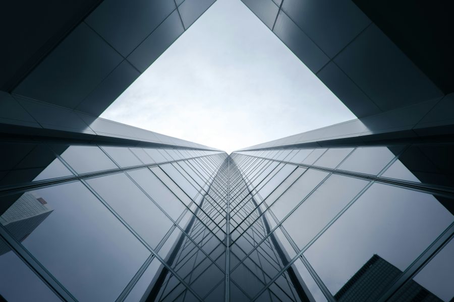 building Glass building
