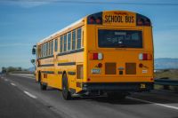 school bus A school bus. 