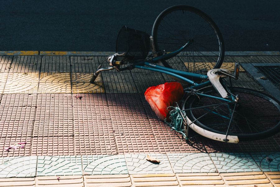 Cycling accident  