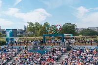 Basketball Olympics  paris,champ-de-mars,france