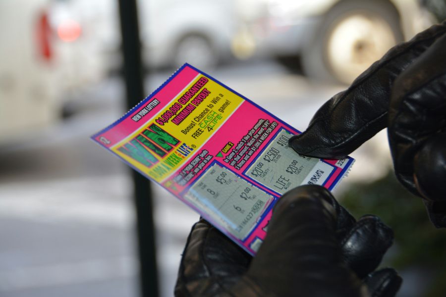 Lottery ticket A wonderful day 
