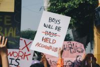 Women protest Sign at Women's March 2019, Kuala Lumpur. 