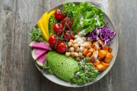 Food Vegan salad bowl nutritionist,dietician,nutritionalist