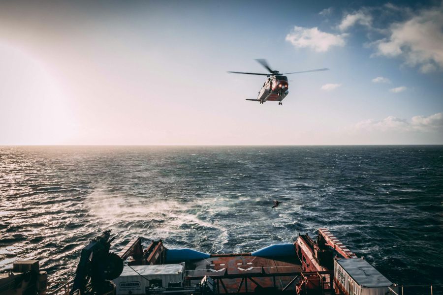 rescue Shetland Coastguard Training 