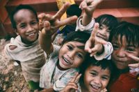 children protection Happiness of the poor children.
Taken in Chupah district, Gialai province Vietnam. 
