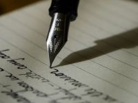 writing Writing with a fountain pen 