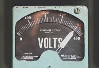 Electricity Power Vintage voltmeter energy,electric,pearl harbor