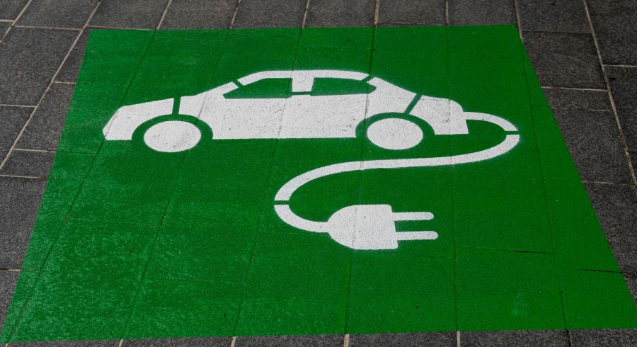 Car Electric Electric Car sign 