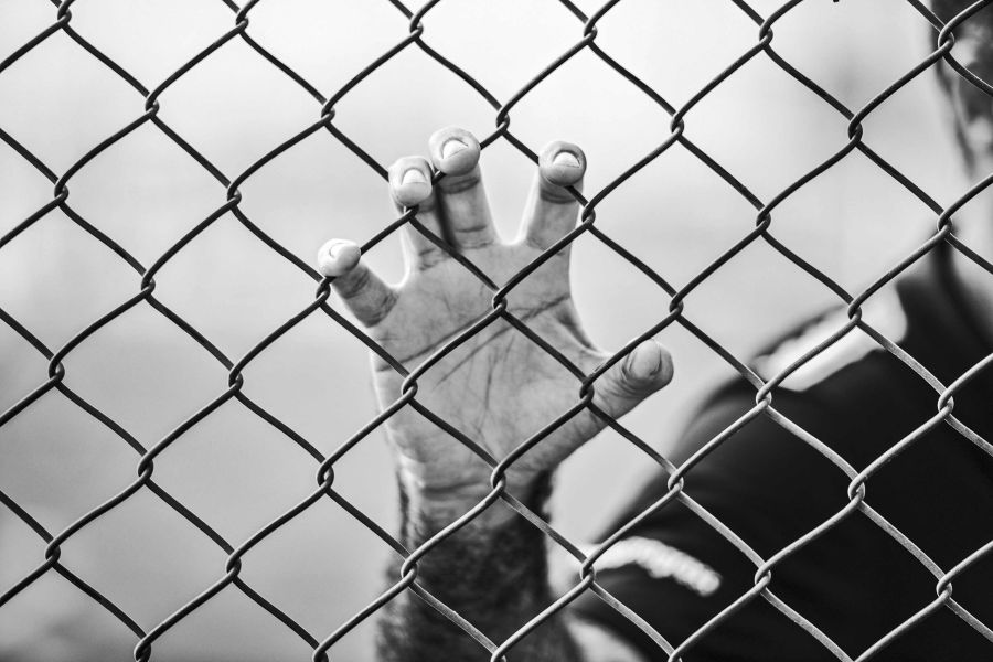 Prisons Just think about it  grey,prison,hand