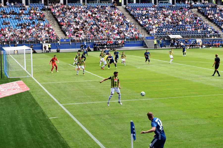 Football match Volksparkstadion Hamburg volksparkstadion,germany,22525 hamburg