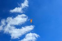 Airborne Parachute  blue,spain,cloud