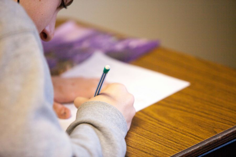 Students exam  