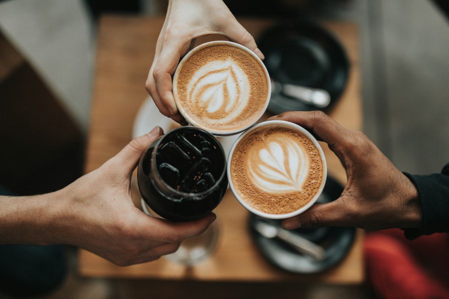 Coffee The essentials of a good conversation. los angeles,united states,coffee shop