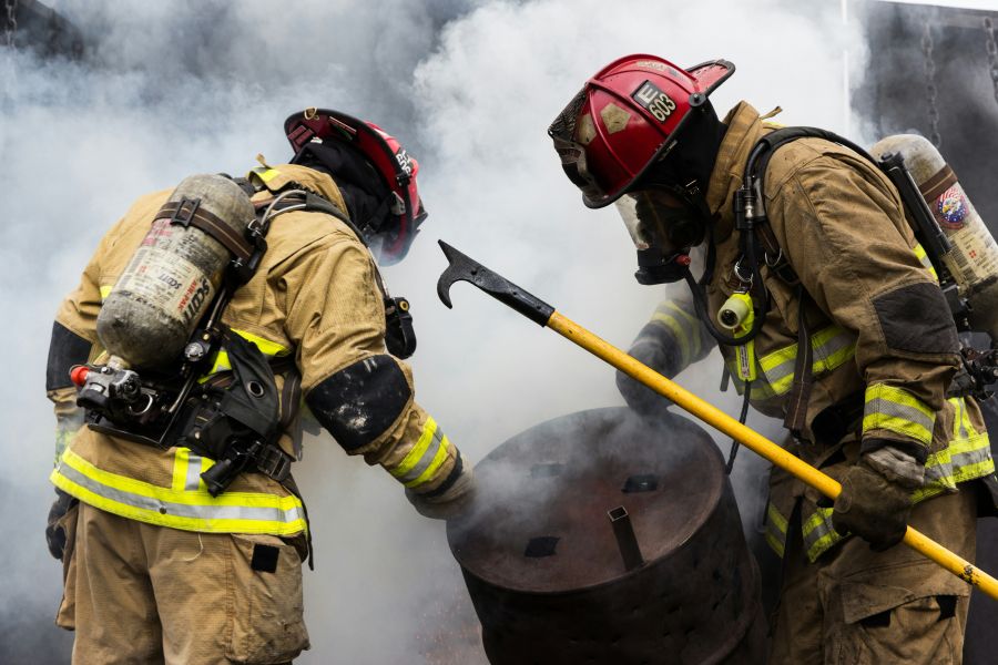 Firefighters strike Firefighter Overhaul 