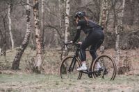 Cycling Race Girl on Fons gravel bike cyclist,netherlands,drunen