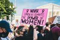 Feminist protest Never Underestimate the Power of Women! 
