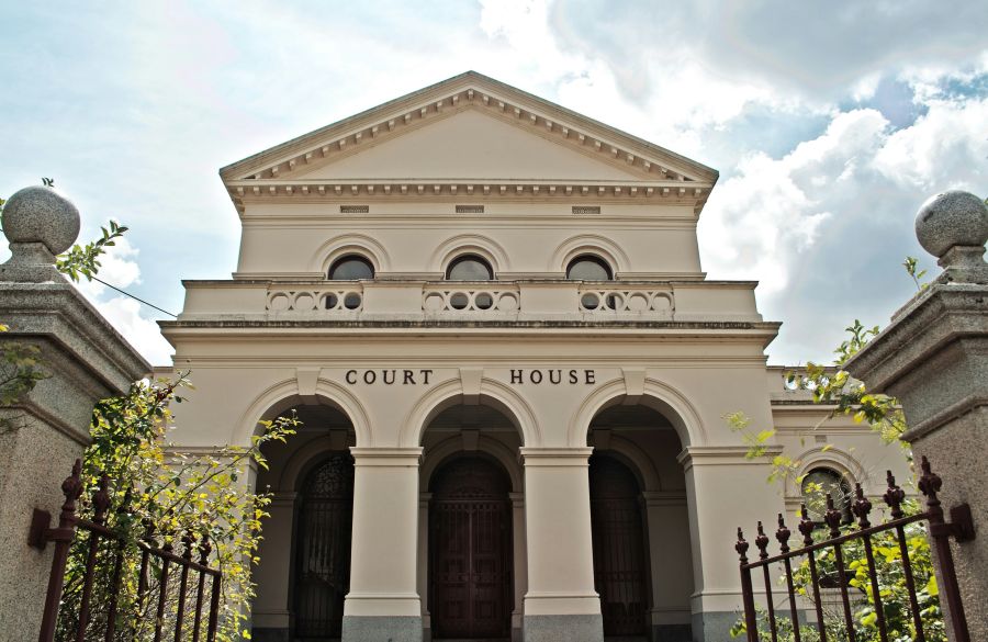 justice court The court house in Castlemaine, Victoria, Australia 