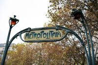 metro transport Paris metro entrance Metropolitain 