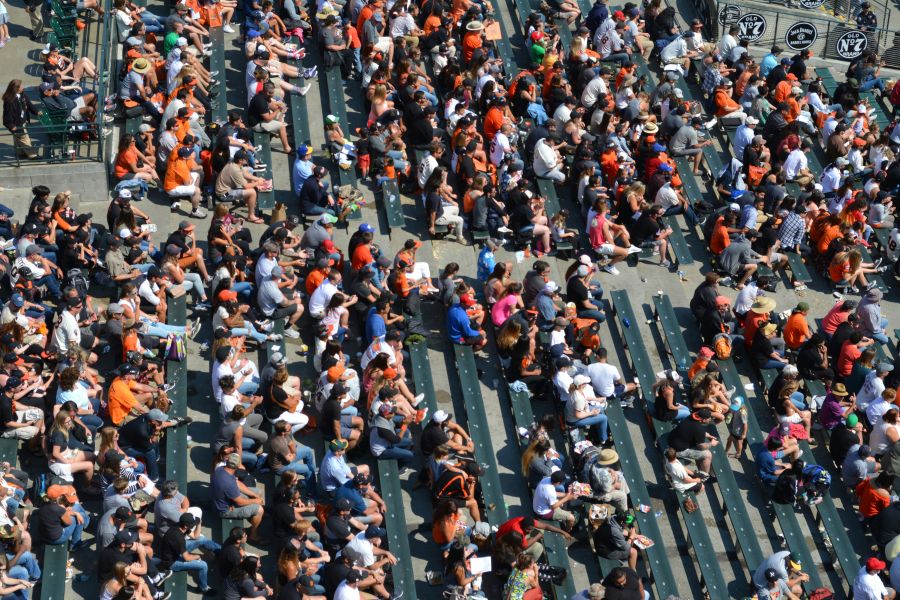 Kinball Giant I love a good crowd.  As a kid I was obsessed with where’s waldo.  See if you can find him here.  Just kidding :) united states,san francisco,at&t park