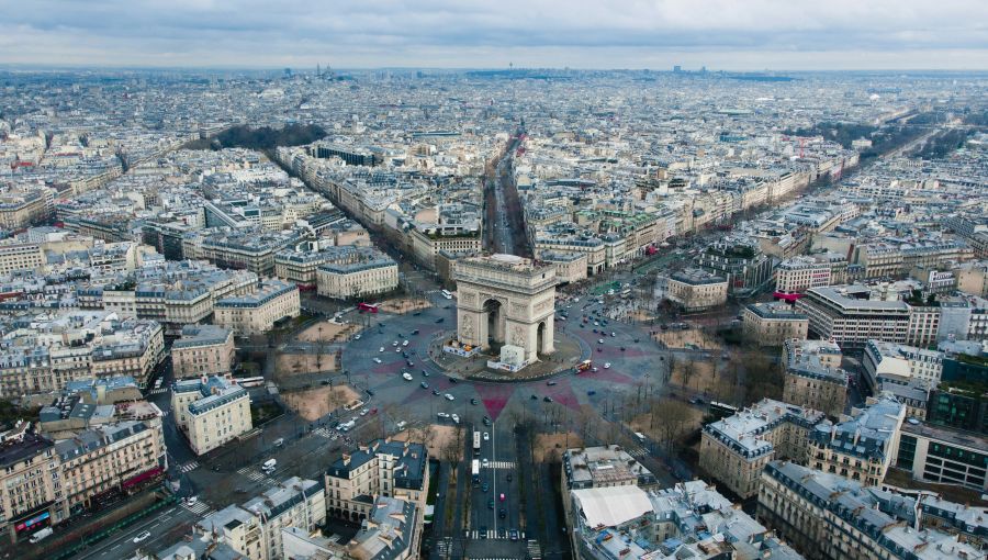Metropolis Paris without info we flew a mavic air over paris, france 