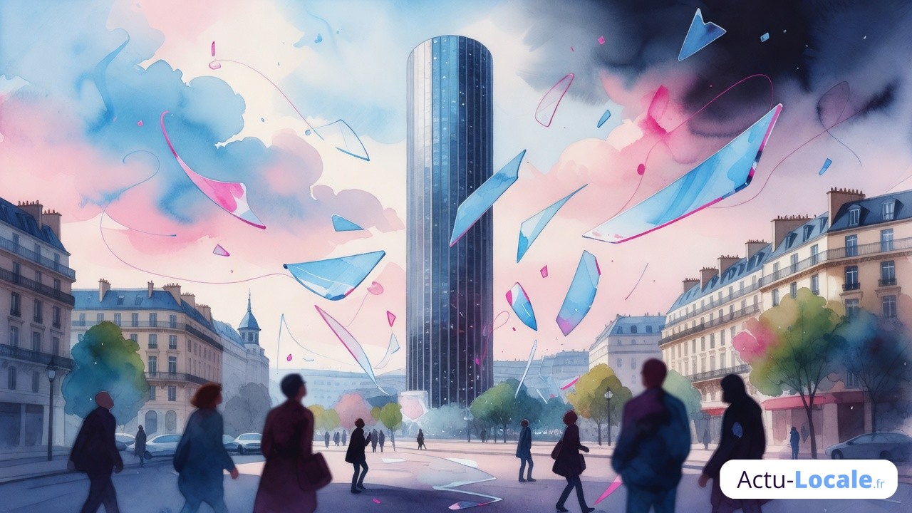 Paris skyline  