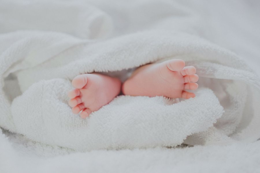 Baby infant baby,brown,purple