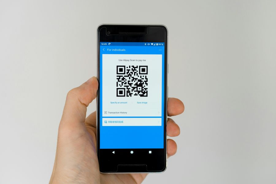 QR code QR payment with Alipay 