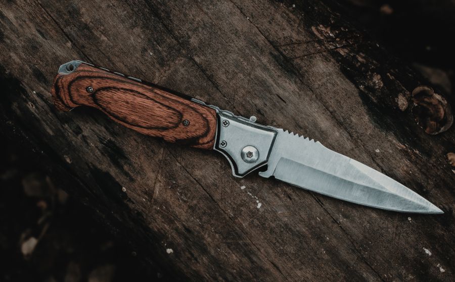 Knife  knife,wood,plant