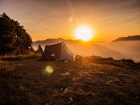 Camping Before the Night 