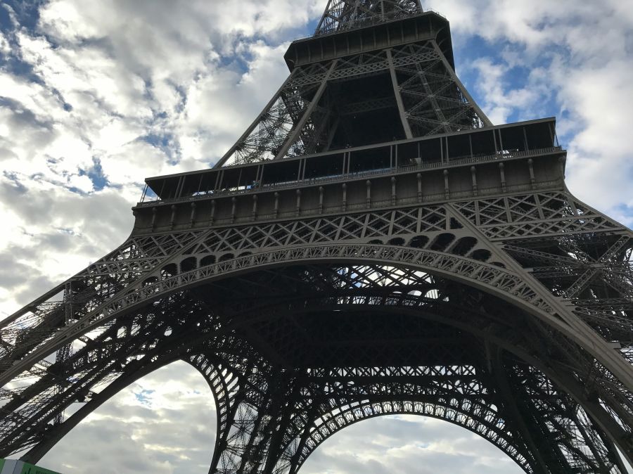 Eiffel Tower We were on our way to Eiffel Tower in Paris, it was huge and artistic form. eiffel tower,france,paris