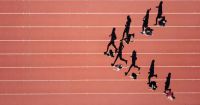 Sport Working on a project for my school’s track team on a summer morning. I noticed the sun was perfectly angled to expand the shadows of the runners into full size. I launched my Mavic Pro to 300 ft. and made them run in arrow shape.

Which I was able to capture this interesting overhead shot of them running and their shadows be an identical profile shot of them. 