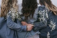 women Girls and Flowers 