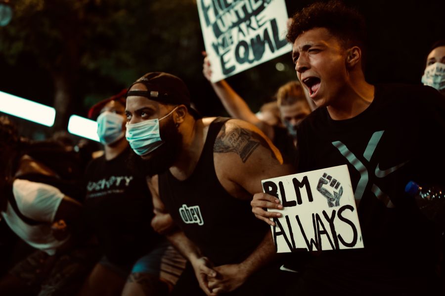 Shining parade  parade,protest,black lives matter