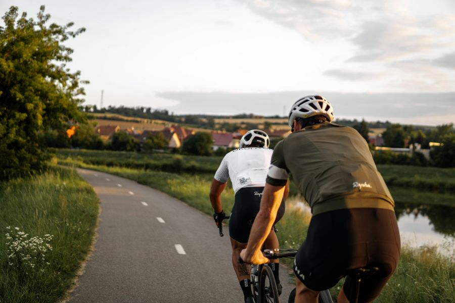 Cyclist Road Okolo and evening rides around Morava river 