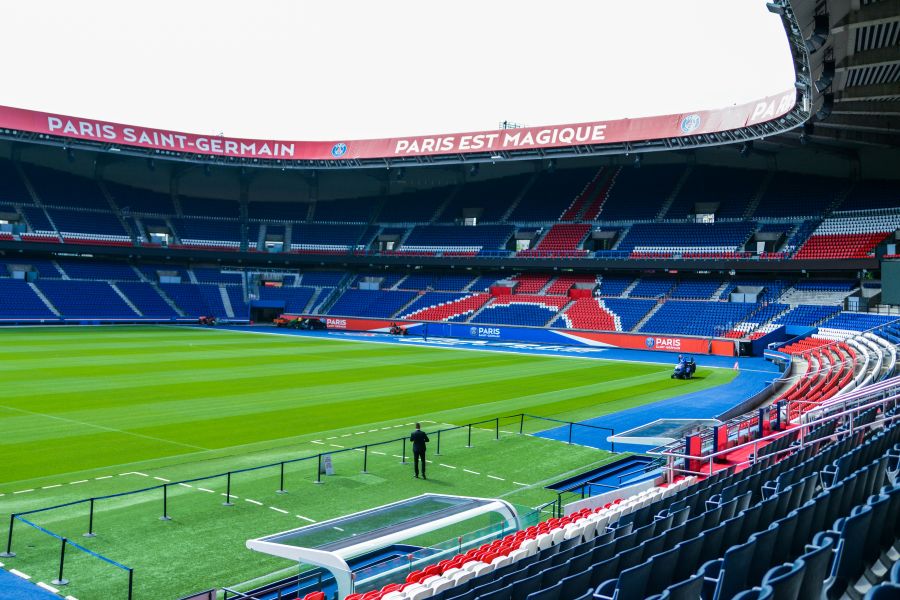 Football PSG Parc des Princes stadium, Paris. stadium,parc des princes,paris saint germain