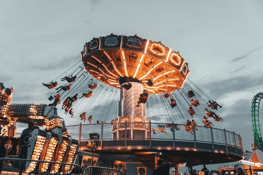 amusement park I was running social media for a clients event in Wildwood, NJ and had the ability to take some time and capture the world around me. It was so energetic, the sounds were so happy and inviting. As I looked up I saw rides of every kind packed full of people. This collection Round + Round features the rides that had the happiest effect on me. Enjoy! 