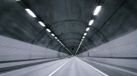 Tunnel traffic Car in the tunnel 