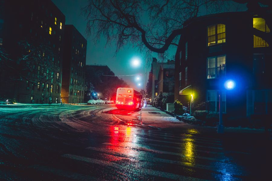 Regional buses In Absentia new york,street,city