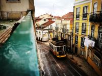 Tram accident  tram,lisbon,portugal